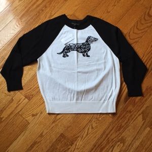 Banana Republic wiener dog sweater
